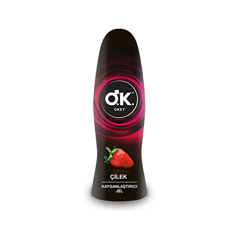 Okey Strawberry Flavored Lubricant Gel 50 ml tube