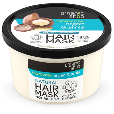 Organic Shop Argan & Amla Hair Mask 250 ml jar