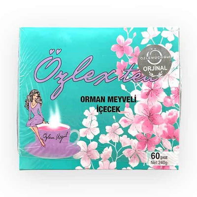 Ozlex Tea Forest Fruit Drink 60 Sachets – Natural herbal blend with forest fruit flavor - Ozlex