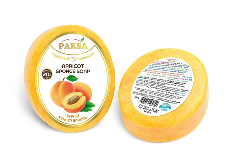 Paksa Apricot Handmade Sponge Soap 130g