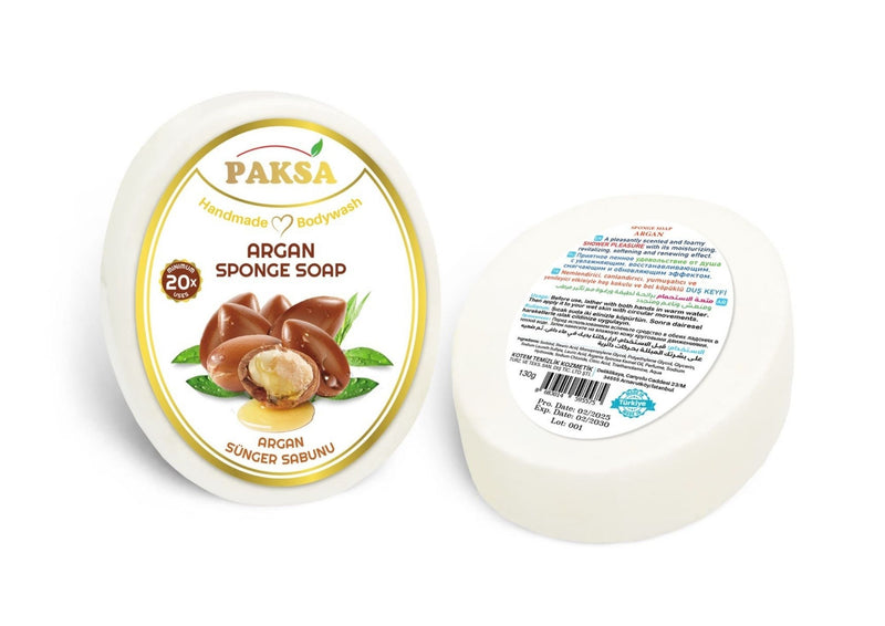 Paksa Argan Handmade Sponge Soap 130g