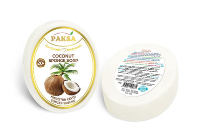 Paksa Coconut Handmade Sponge Soap 130g