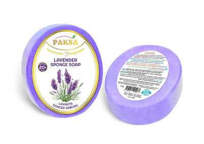 Paksa Lavender Handmade Sponge Soap 130g