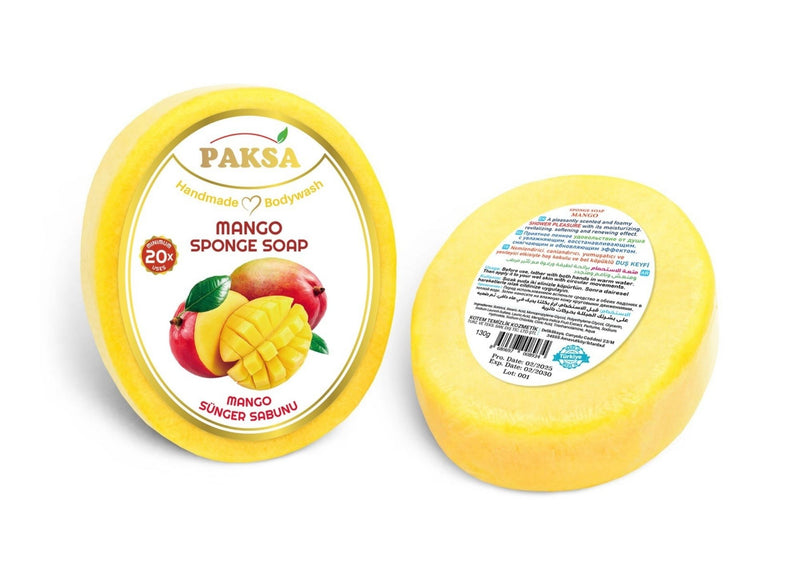 Paksa Mango Handmade Sponge Soap 130g