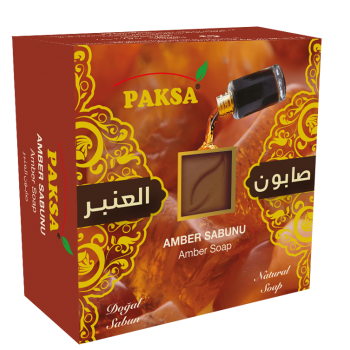 Paksa Natural Amber Soap with amber essence for luxurious skin care - Paksa