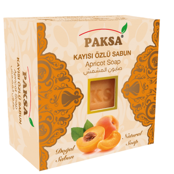 Paksa Natural Apricot Soap with apricot kernel oil for smooth and radiant skin - Paksa