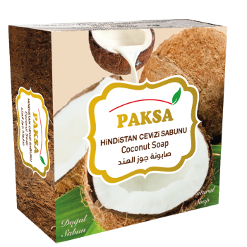 Paksa Natural Coconut Soap with coconut oil for silky skin - Paksa