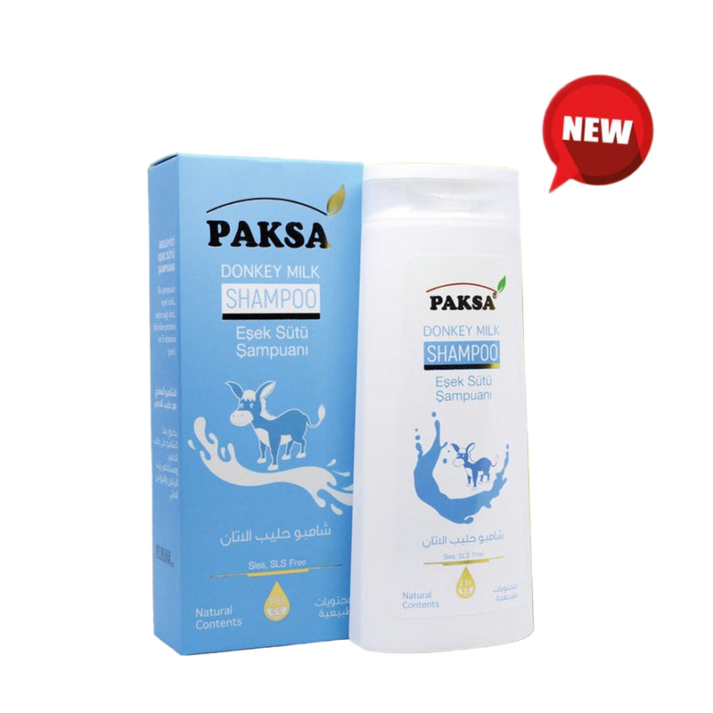 Paksa Natural Donkey Milk Shampoo for nourishing and hydrating hair - Paksa