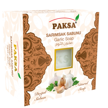 Paksa Natural Garlic Soap with garlic extract for hair and skin care - Paksa