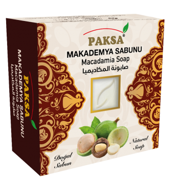 Paksa Natural Macadamia Soap with macadamia oil for skin and hair care - Paksa
