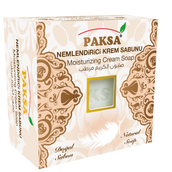 Paksa Natural Moisturizing Cream Soap with shea butter for soft and hydrated skin - Paksa