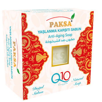 Paksa Natural Q10 Soap with Coenzyme Q10 for youthful and radiant skin - Paksa