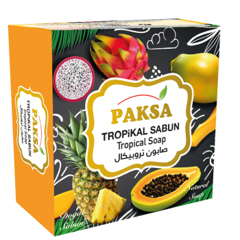 Paksa Natural Tropical Soap with fruity tropical fragrance - Paksa