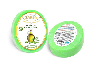Paksa Olive Oil Handmade Sponge Soap 130g