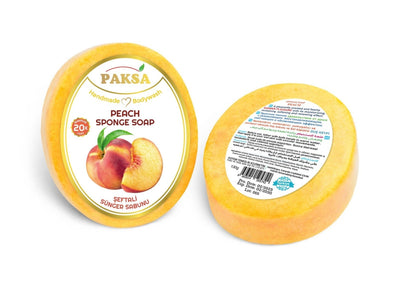 Paksa Peach Handmade Sponge Soap 130g