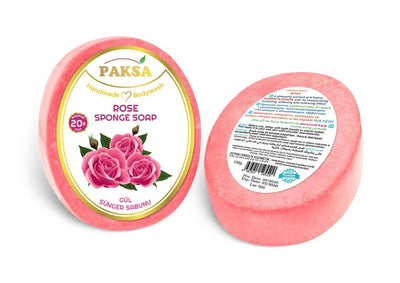 Paksa Rose Handmade Sponge Soap 130g