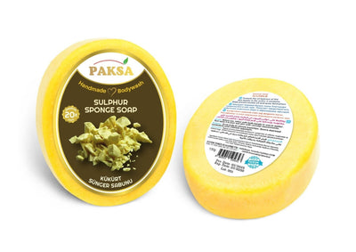 Paksa Sulfur Handmade Sponge Soap 130g