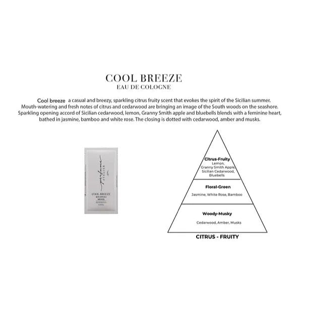 Perfume Atelier Cool Breeze scented wet wipes 70 degrees pack of 100 - صورة 2