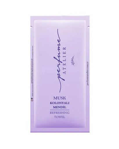 Translation missing: en.Perfume Atelier Musk scented wet wipes 70 degrees pack of 100 - Perfume Atelier - accessibility.image_number 1