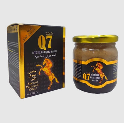 Q7 Herbal Paste – 240g jar with natural herbal formulation designed for men’s wellness