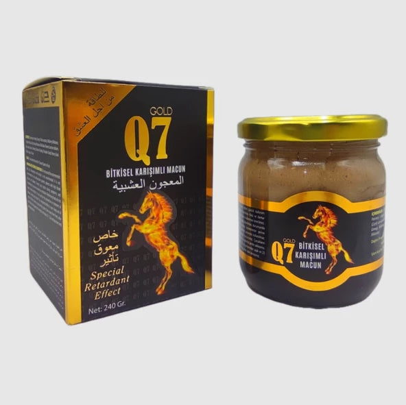 Q7 Herbal Paste – 240g jar with natural herbal formulation designed for men’s wellness