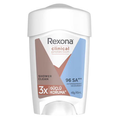Rexona Clinical Protection Shower Clean Women Stick Deodorant 45 ml - Rexona