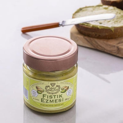 Sekerci Cafer Erol Handmade Spreadable Pistachio Paste 200g Jar - Sekerci Cafer Erol