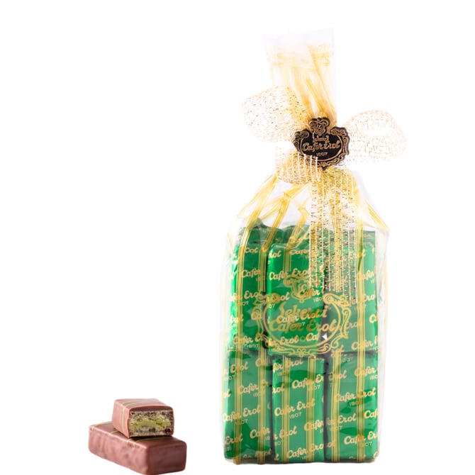 Sekerci Cafer Erol Pistachio Wafer 16 Pieces Pouch Pack