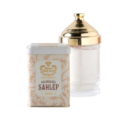 Sekerci Cafer Erol Salep Retro Tin 150g - Sekerci Cafer Erol