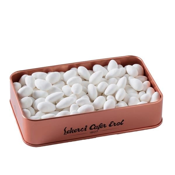 Sekerci Cafer Erol Sugared Almonds Bronze Tin 300g