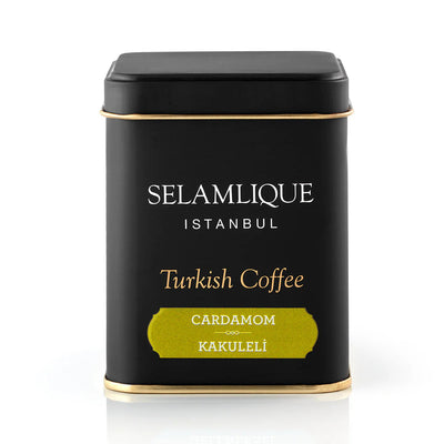 Selamlique Cardamom Turkish Coffee 125g Metal Tin - Selamlique