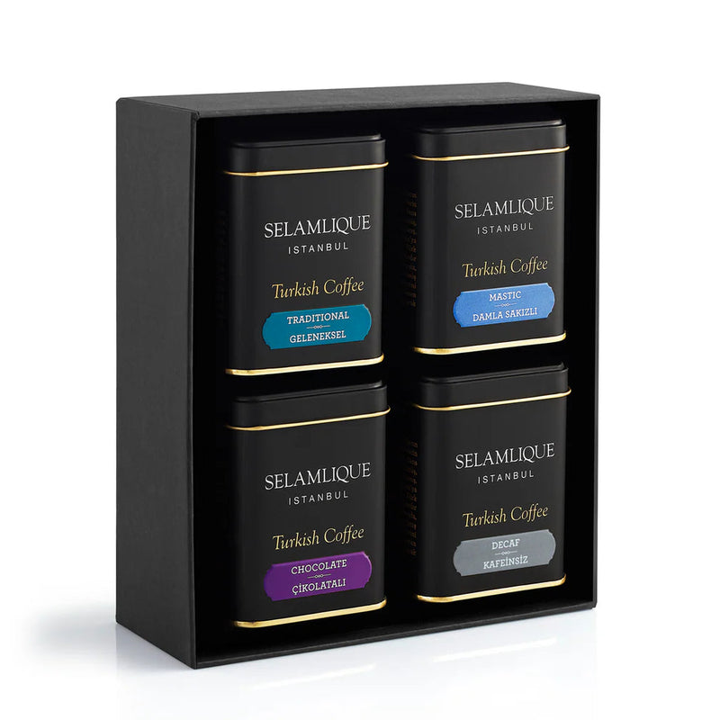 Selamlique Flavors III Series Turkish Coffee Gift Set 4x125g - Selamlique