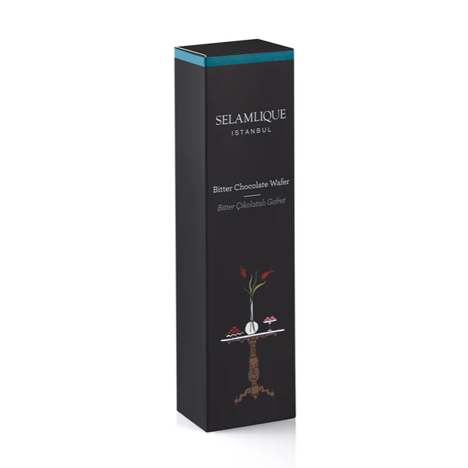 Selamlique Handmade Dark Chocolate Wafers Box 175g - Selamlique - Image 2