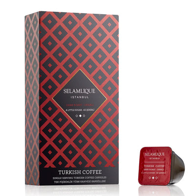 Selamlique Okkali Turkish Coffee Capsules Pack of 10 - Selamlique