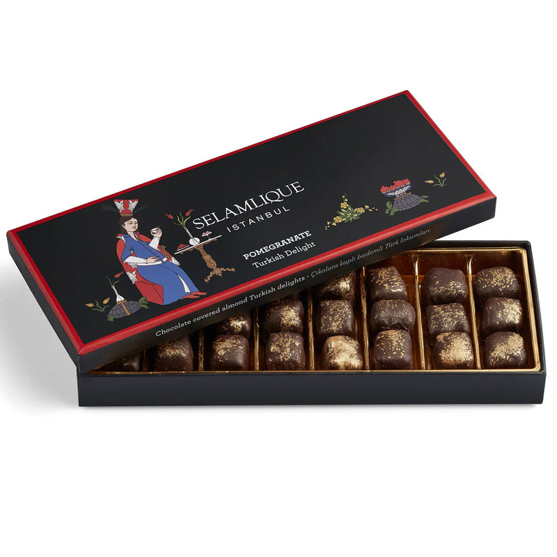 Translation missing: ar.Selamlique Pomegranate Turkish Delight Box (60g / 250g / 500g) - Selamlique - accessibility.image_number 3