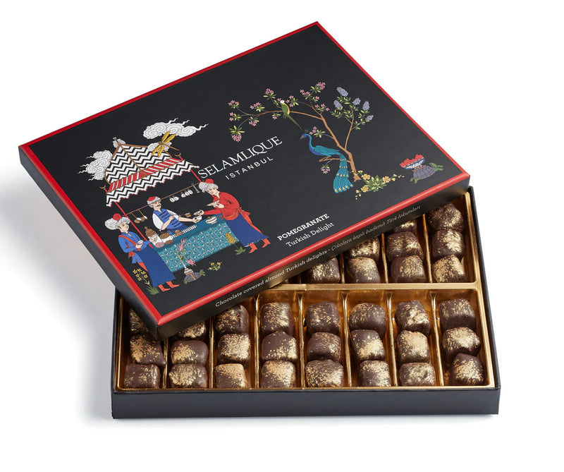 Translation missing: ar.Selamlique Pomegranate Turkish Delight Box (60g / 250g / 500g) - Selamlique - accessibility.image_number 4