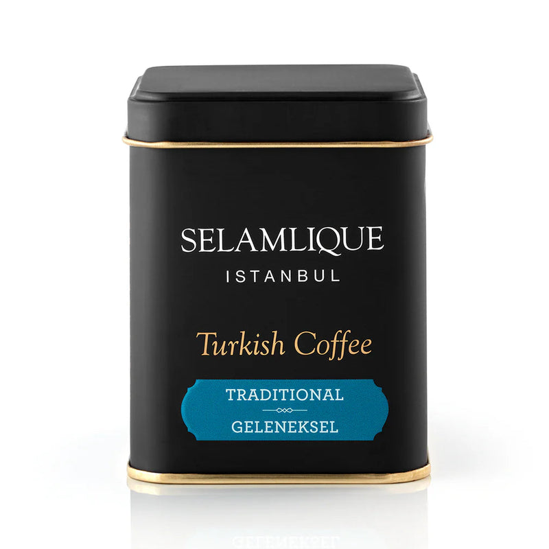 Translation missing: ar.Selamlique Traditional Turkish Coffee 125g Metal Tin - Selamlique - accessibility.image_number 1