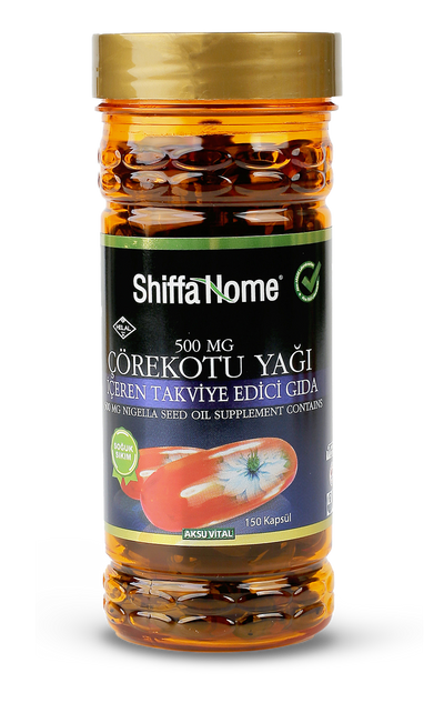 Shiffa Home Black Seed Oil 500mg 150 Softgels Natural Halal - Shiffa Home