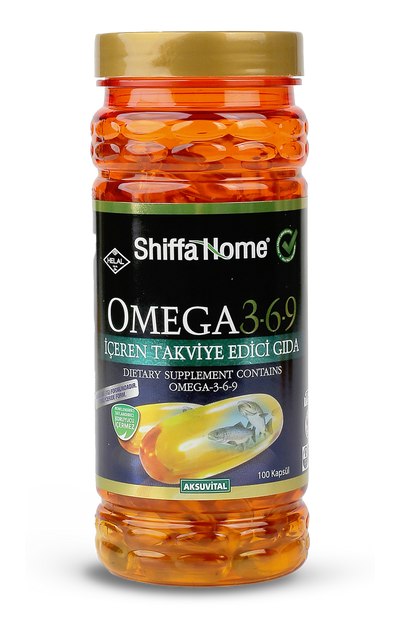 Shiffa Home Omega 3-6-9 100 Softgels Natural Halal - Shiffa Home