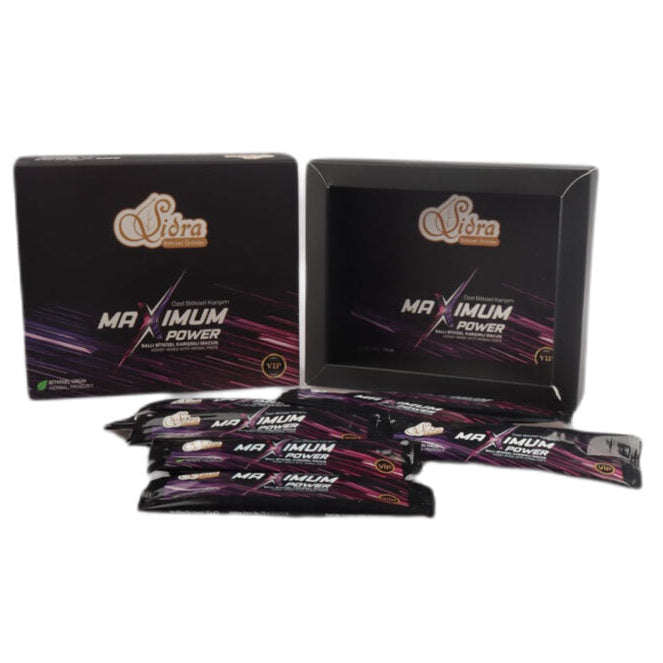 Sidra Maximum Power Herbal Honey Paste Stick 12g x 10 box packaging - صورة 3