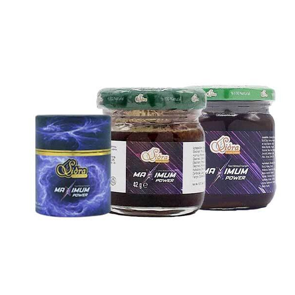 Sidra Maximum Power Set - Herbal Paste Collection (240g and 42g jars) - Sets