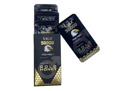 Super Viga 50000 Honey for Men – 7 x 5g sachets designed for discreet and convenient male wellness support