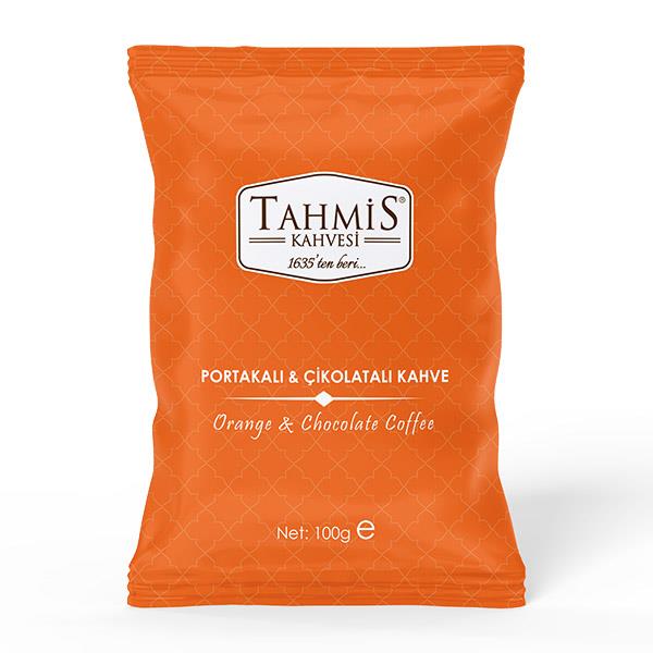 Tahmis Turkish Coffee with Orange Chocolate 100g - صورة 1