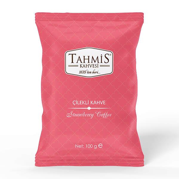 Tahmis Turkish Coffee with Wild Strawberry 100g - صورة 1