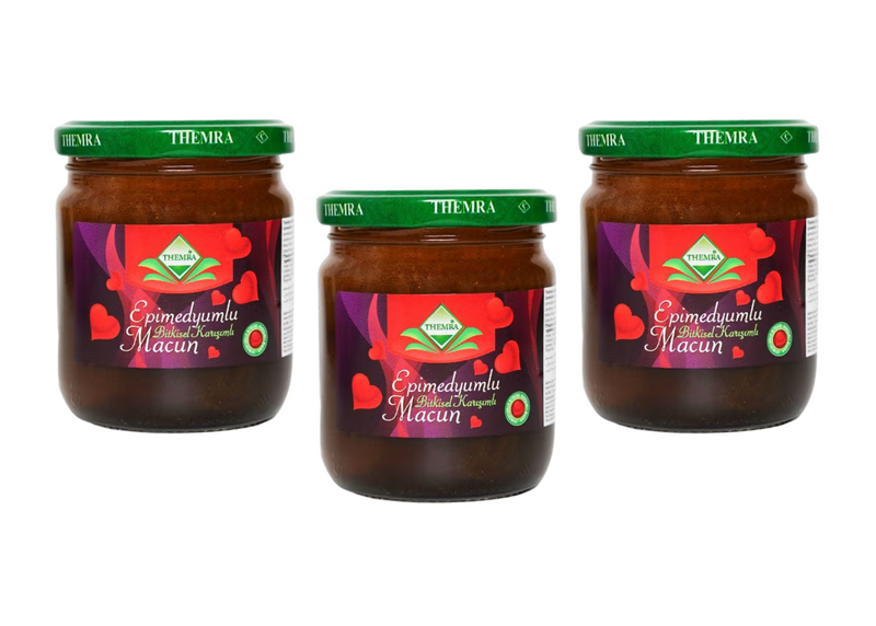 Themra Turkish herbal honey paste original Turkish honey set of 3 glass jars 240g - صورة 5