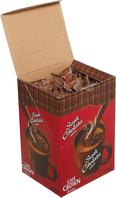 Ulker Cafe Crown hot chocolate 24 sachets box - Ulker