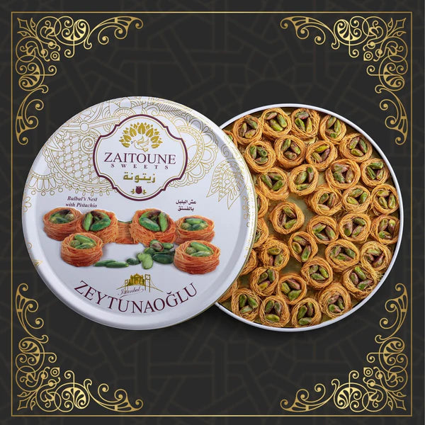 Zaitoune Bolbol Nest pastries filled with pistachios 500g - Zaitoune