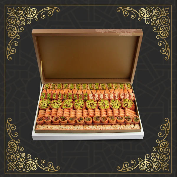Zaitoune assorted Turkish baklava sweets in 250g and 500g gift boxes