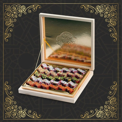 Zaitoune assorted Turkish delight mix in gift box 500g and 1kg - Zaitoune