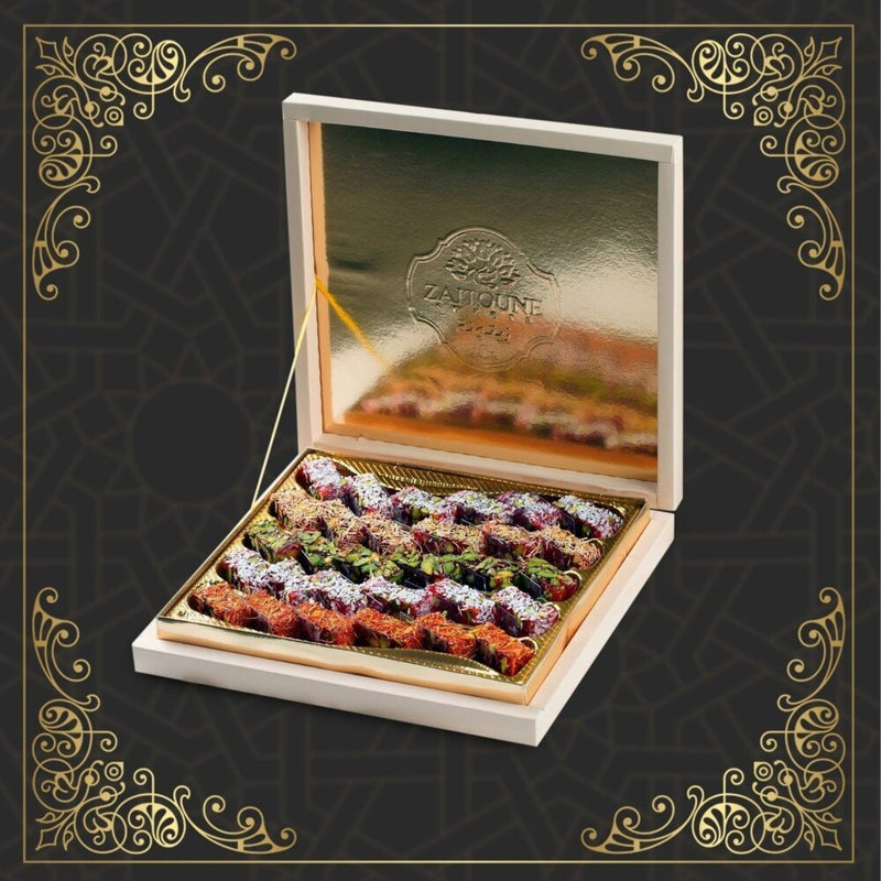 Zaitoune assorted Turkish delight mix in gift box 500g and 1kg - Zaitoune